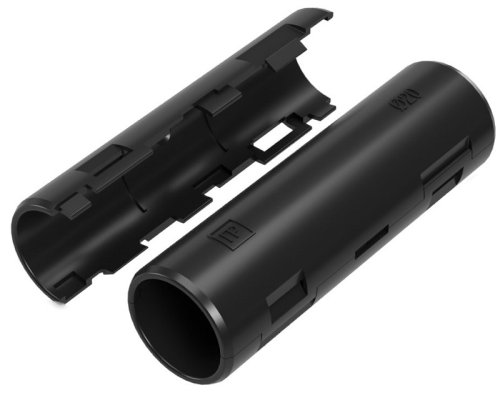 Муфта разборная атмосферостойкая ПВХ Промрукав Д=20 IP40 черный фото Муфта разборная атмосферостойкая ПВХ Промрукав Д=20 IP40 черный картинка